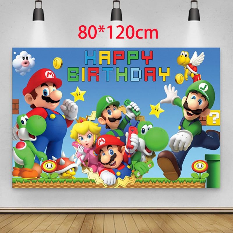 Super Mario Birthday Party Decoration