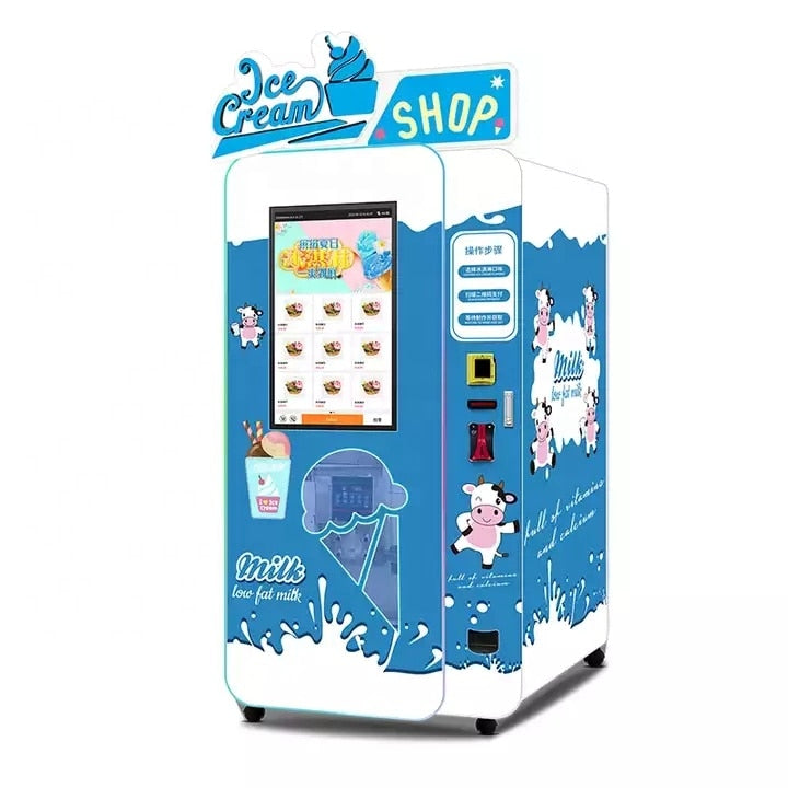 Commercial vending Automatic Ice Cream Machine.