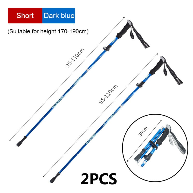 Ultralight Folding Multifunction Trekking Pole