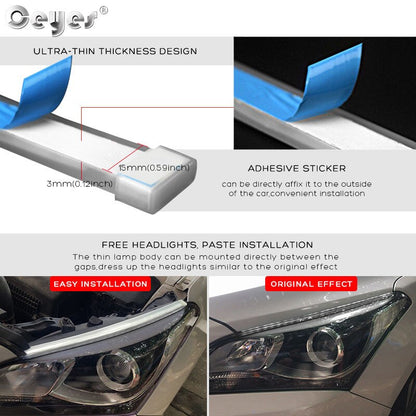 12V Car LED DRL Daytime