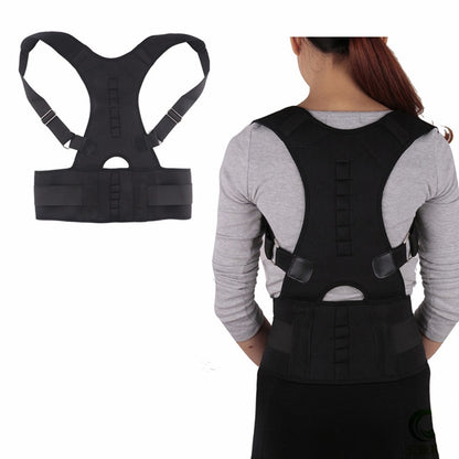 Male Female Adjustable Magnetic Posture Corrector Corset Back Brace Back Belt Lumbar Support Straight Corrector