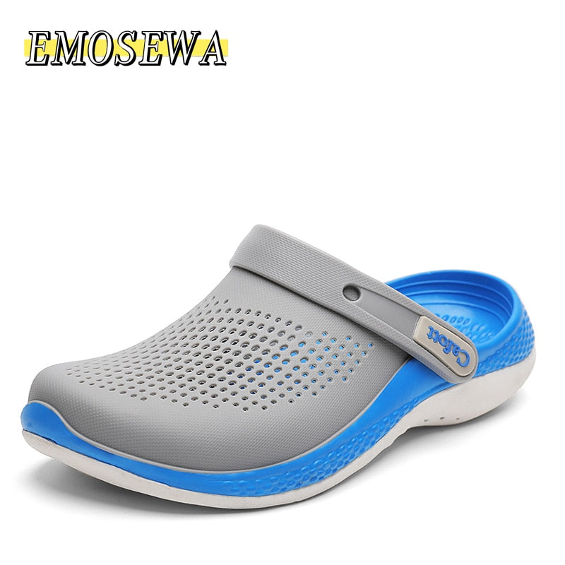 Men Flip Flops Cutout Clogs