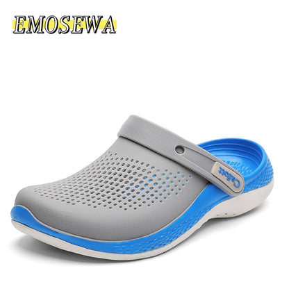 Men Flip Flops Cutout Clogs