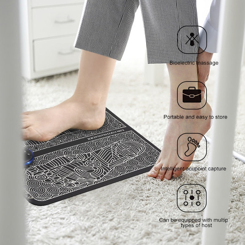 Electric EMS Health Care Relax Foot Massager Mat