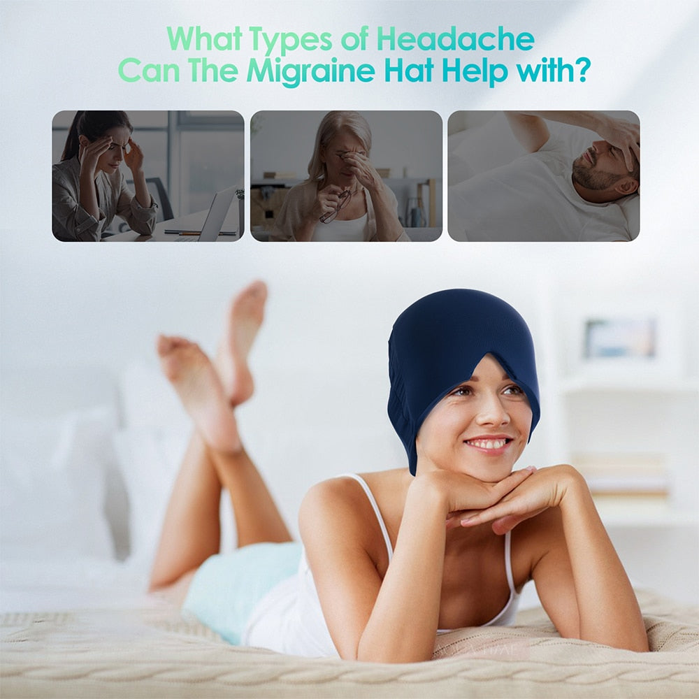 Hot Cold Therapy Headache Migraine Relief Cap