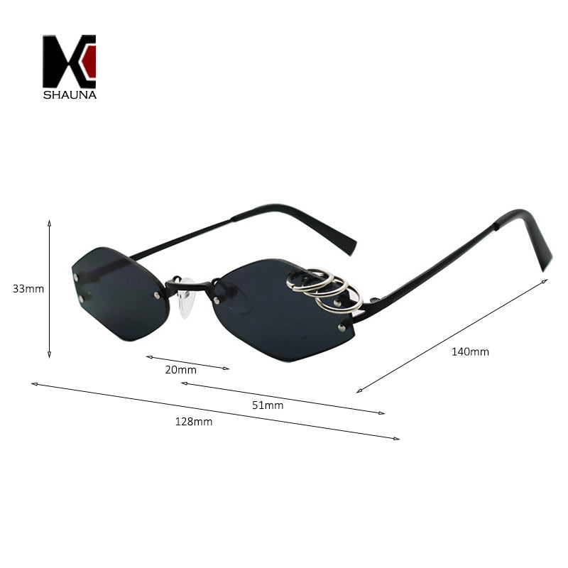 Rimless Sunglasses