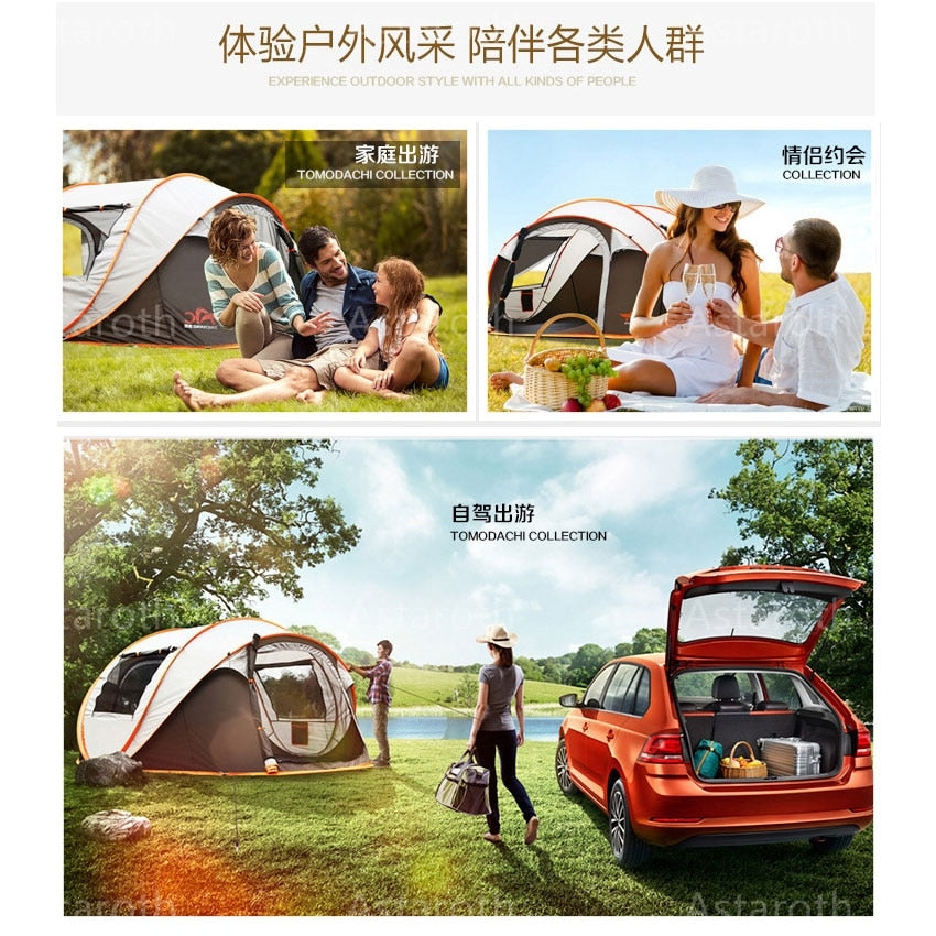 210D Waterproof Camping Tents