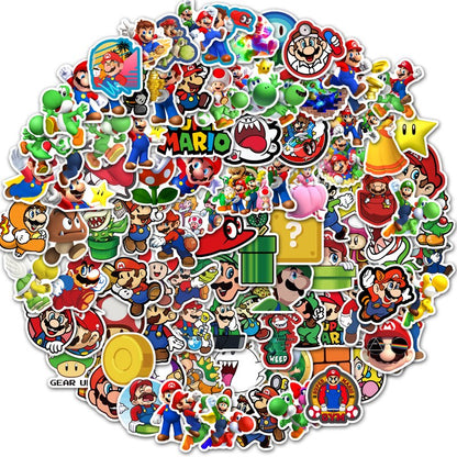 adhesive Super Mario stickers