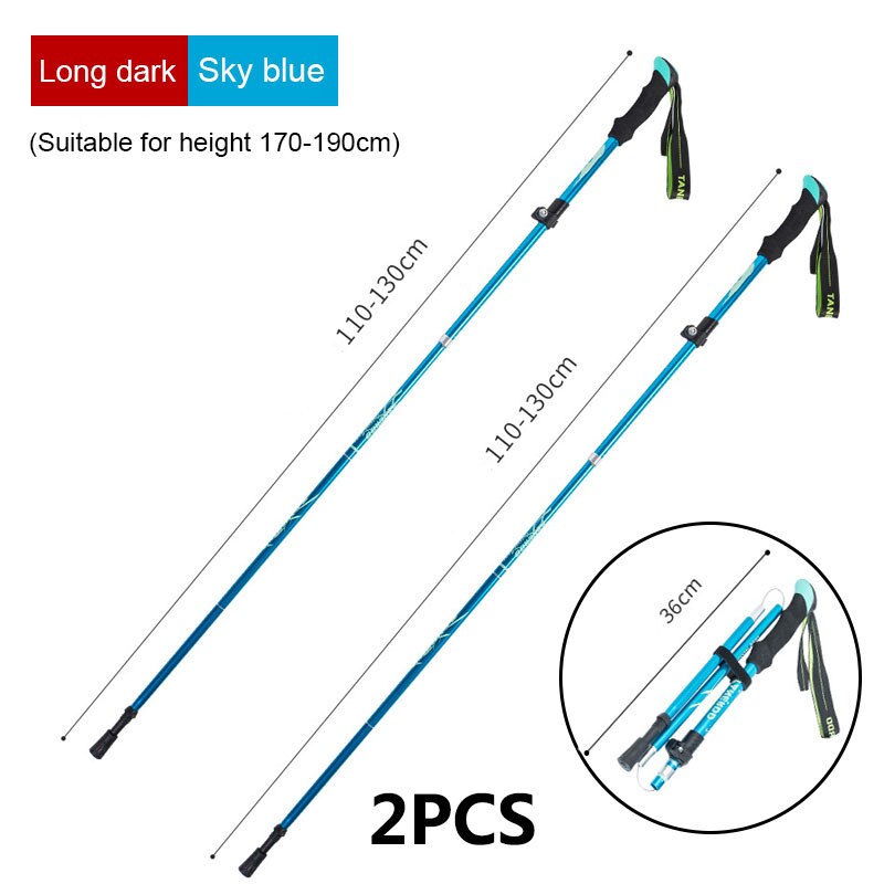 Ultralight Folding Multifunction Trekking Pole