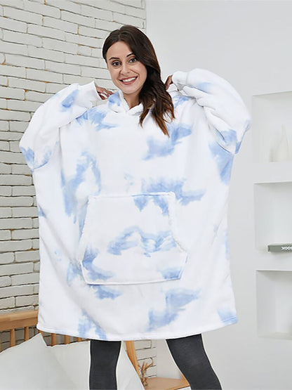 Wearable TV Hoodie Blanket