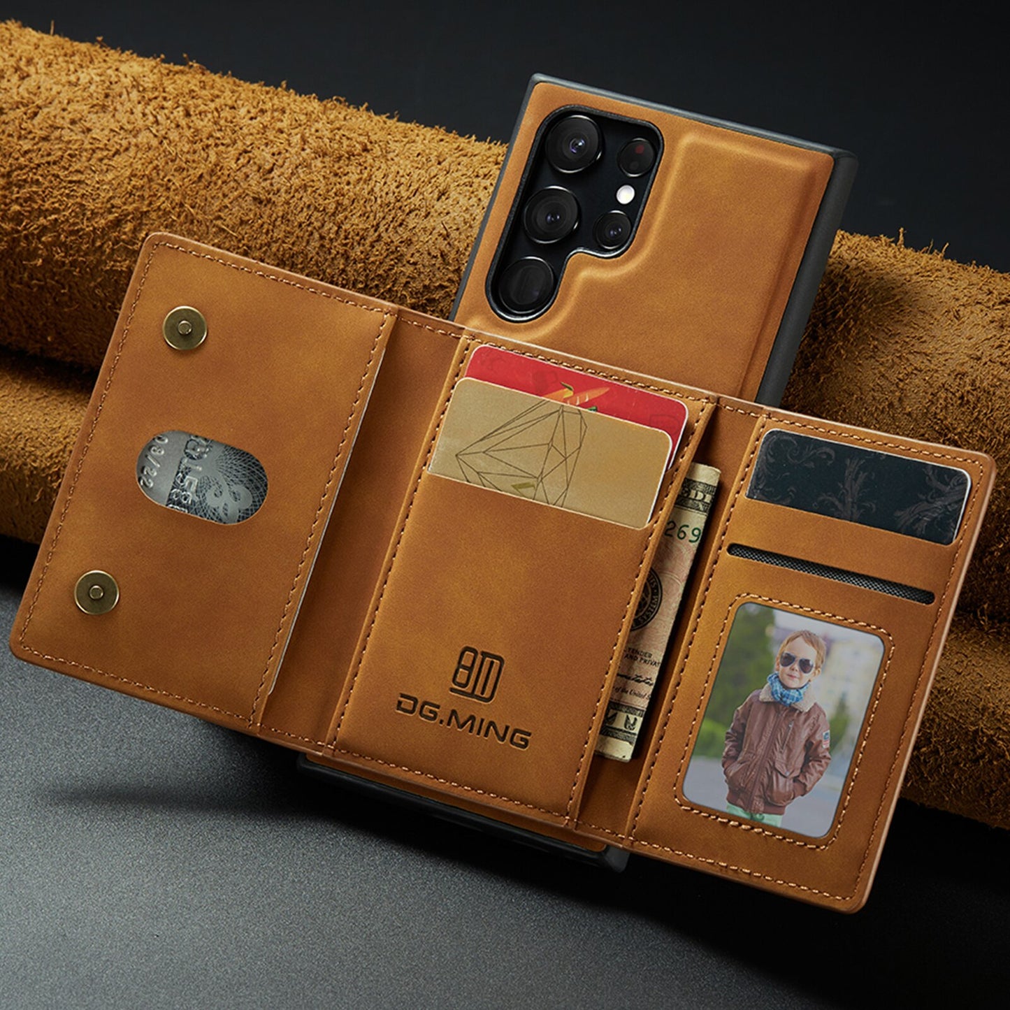 Card Slot Leather Phone Case