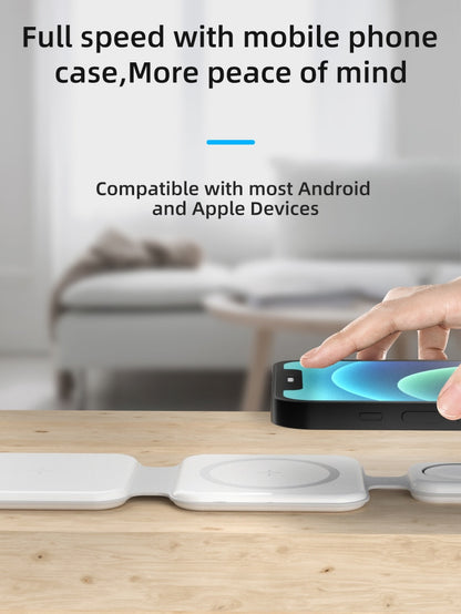 3-in-1 Travel Wireless Charger 15W