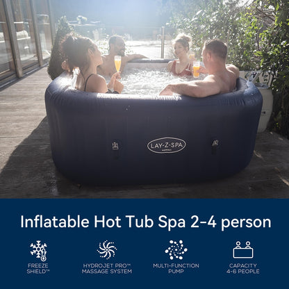 outdoor inflatable hot tub spa