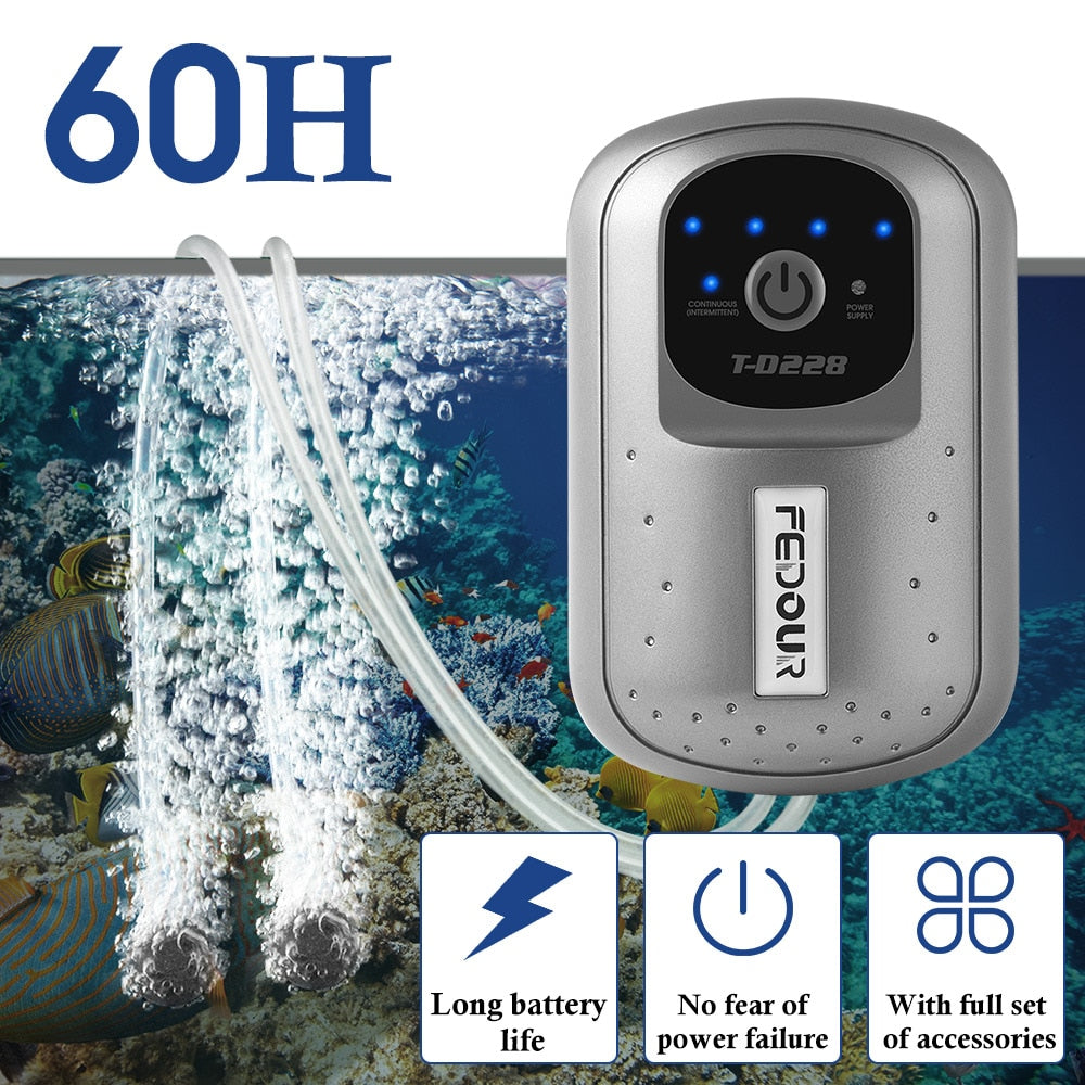 The Aquarium USB Charge Oxygen Pump