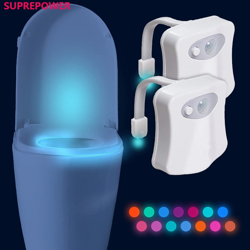 Smart Pir Motion Sensor Toilet Seat Night Light Backlight For