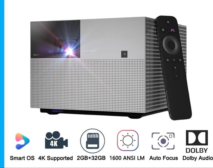 VOGUE PRO 1080P HD Home Cinema Projector