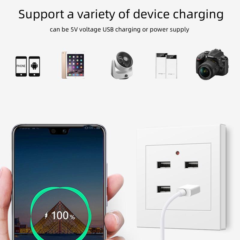 2.1A mobile phone charging socket