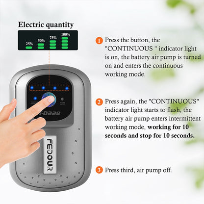 The Aquarium USB Charge Oxygen Pump