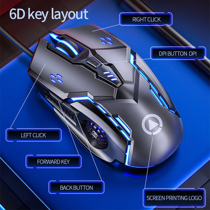 G5 Wired Gaming Mouse Back-Light