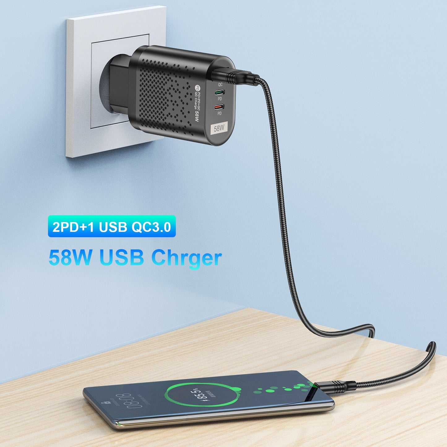 58W USB C Charger