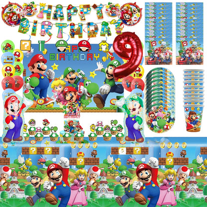 Super Mario Birthday Party Decoration