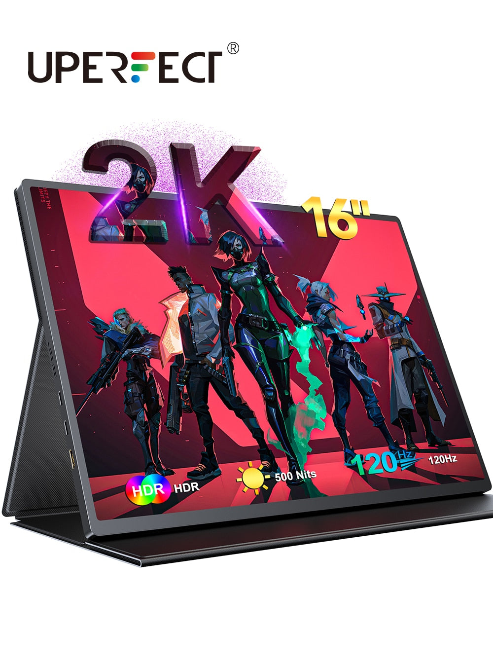 2K Portable Monitor 2560*1600 16:10 100RGB 500Cd/m² 120Hz 