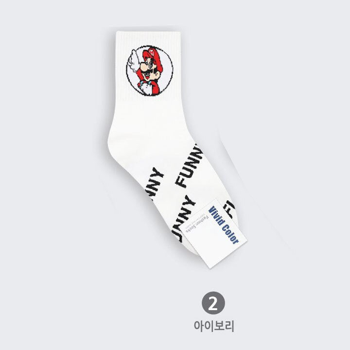 Mario Men Socks