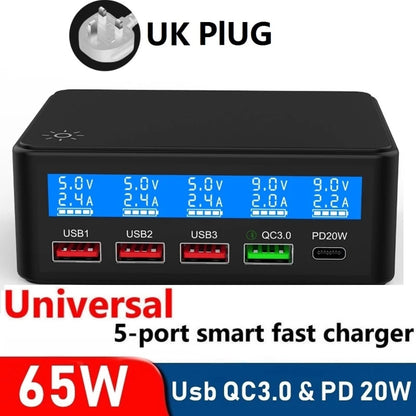 Fast USB Charger 5 Ports