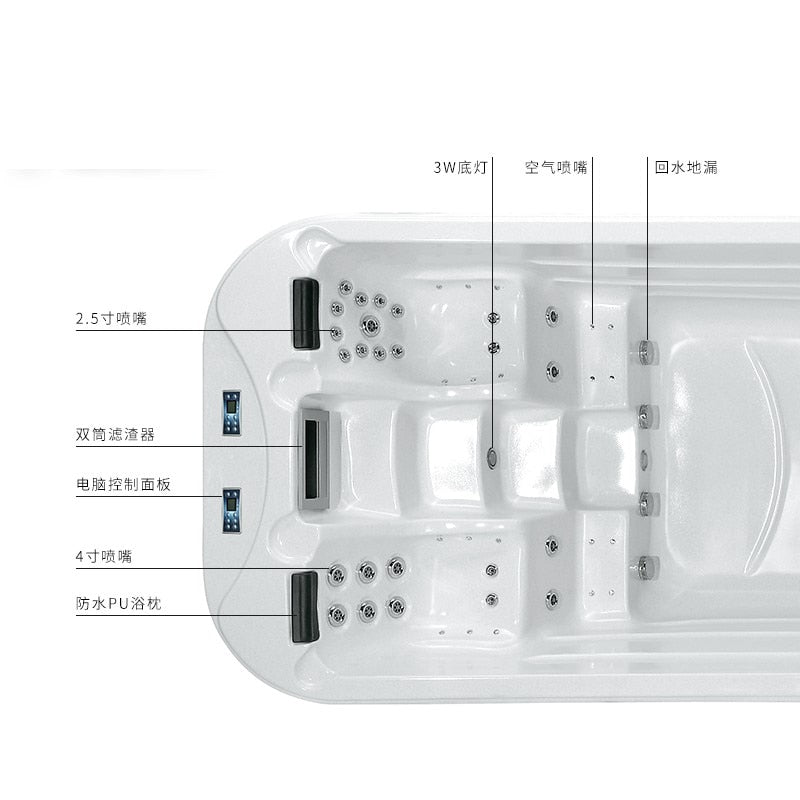 Compact Outdoor Swimming Pool