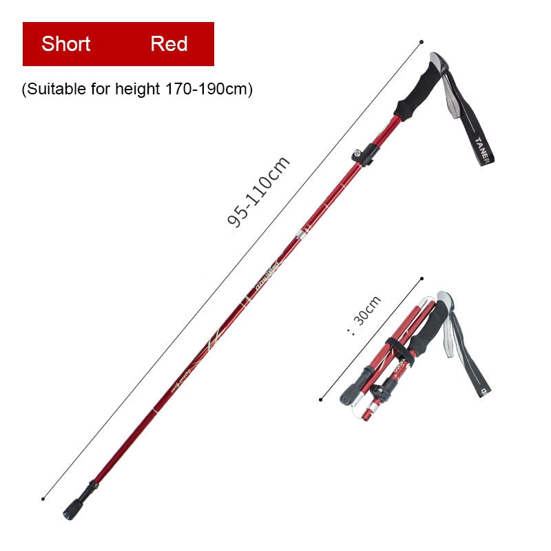 Ultralight Folding Multifunction Trekking Pole