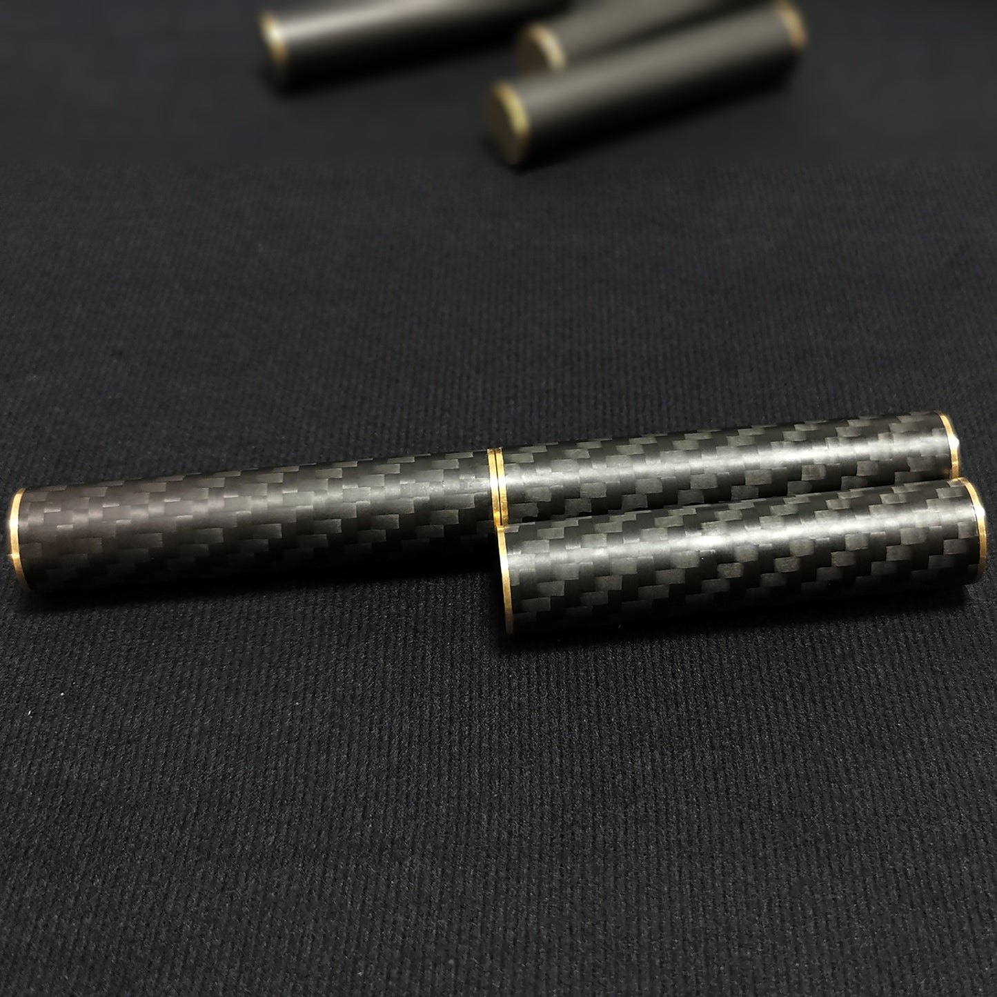 3 Pcs Magnetic Metal Carbon Fiber fidget tool