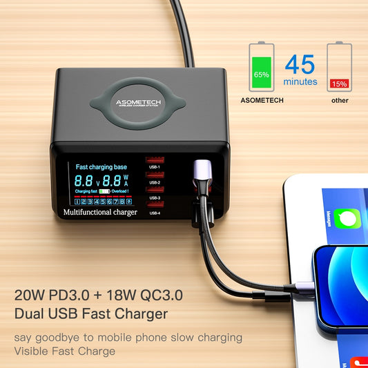 100W 8 Ports USB Charge Station