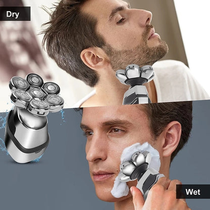 5 in 7D Floating Head Men's Electric Shaver