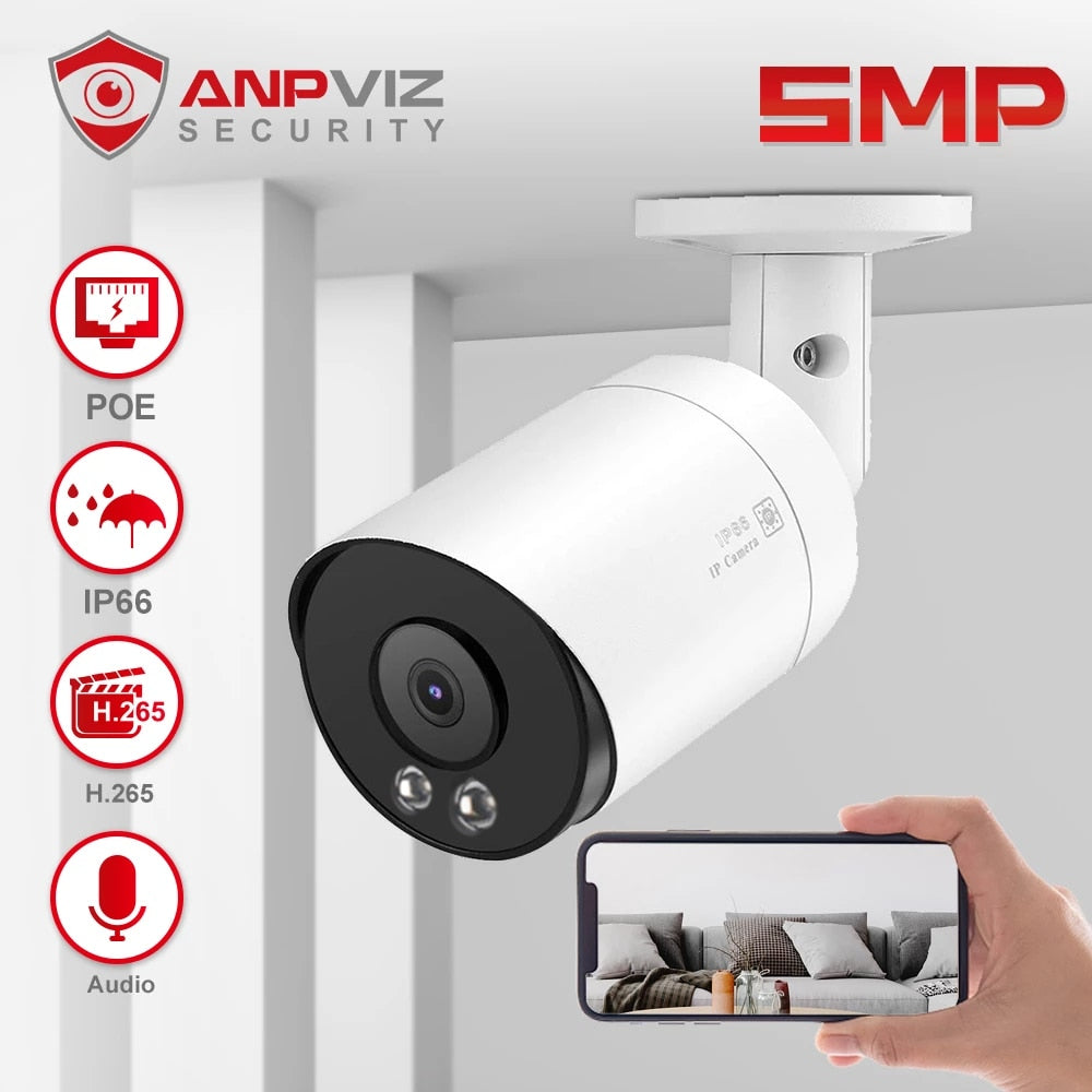 5MP Bullet POE IP Camera Outdoor