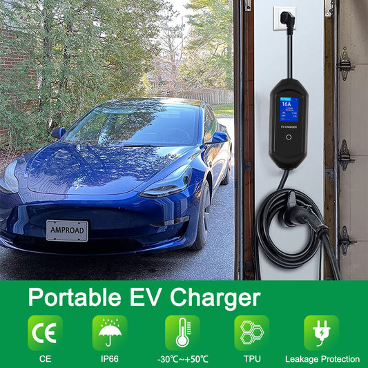 Portable Electric Vehicle Charging Cable