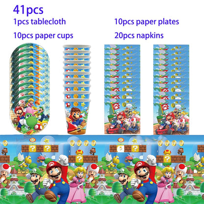 Super Mario Birthday Party Decoration