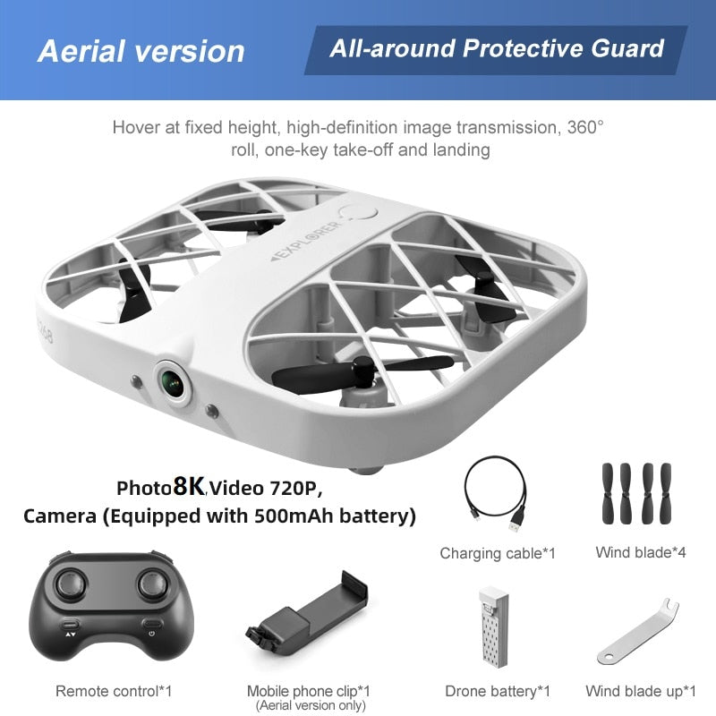 H107 Mini Drone 8K 4K Quadcopter