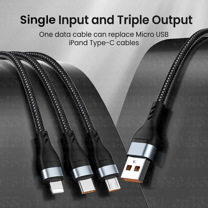 6A 3 in 1 SuperCharging Cable