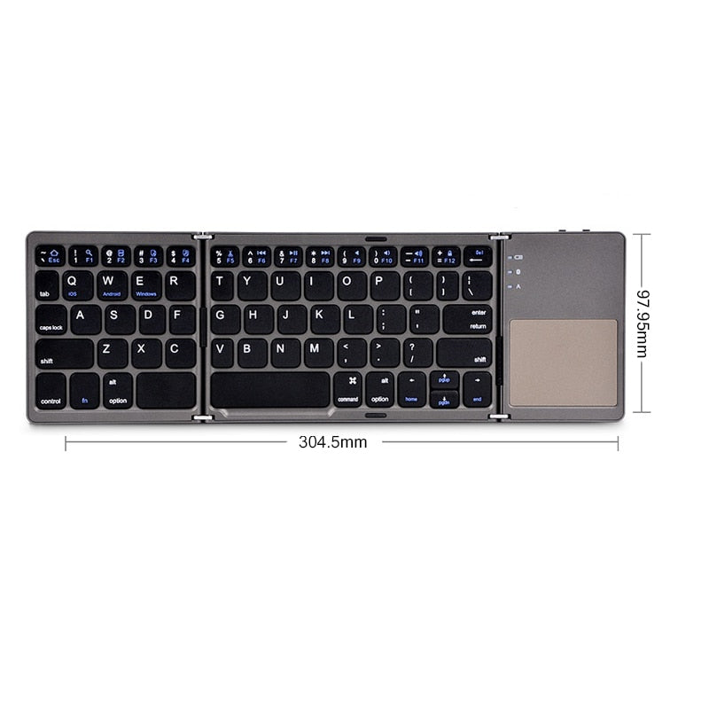 Wireless Folding Keyboard Bluetooth