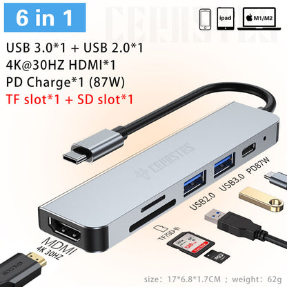 USB C HUB Docking Station 