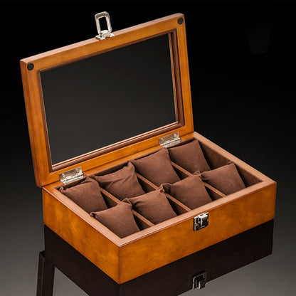 Wood Watch Box Organizer