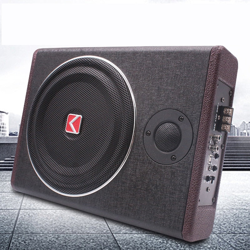 600W 8 Inch Wood Texture Subwoofer