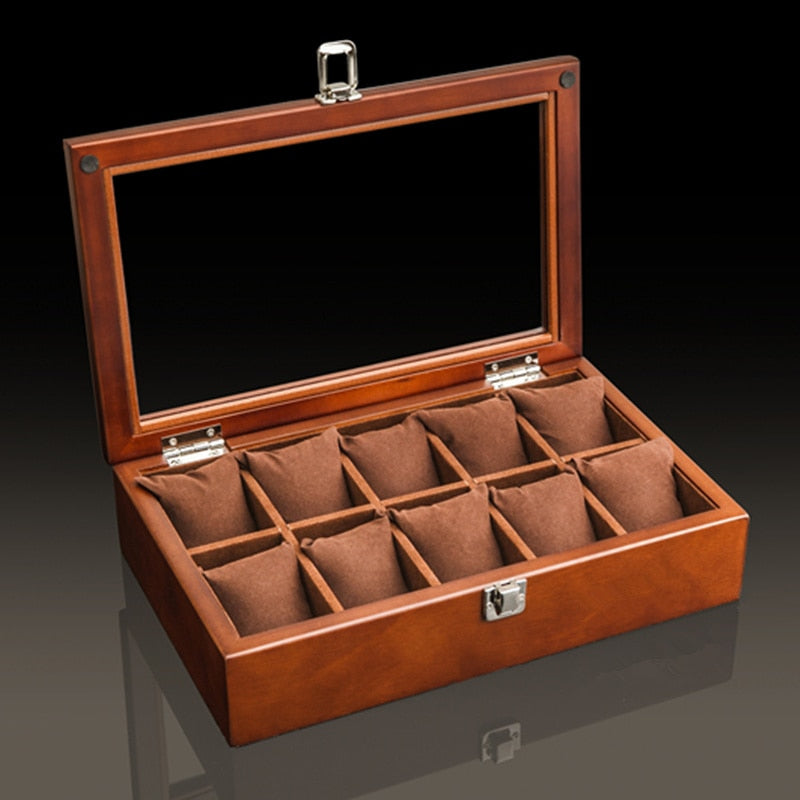 Wood Watch Box Organizer