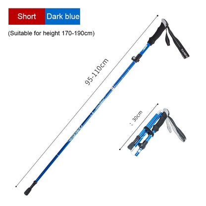 Ultralight Folding Multifunction Trekking Pole