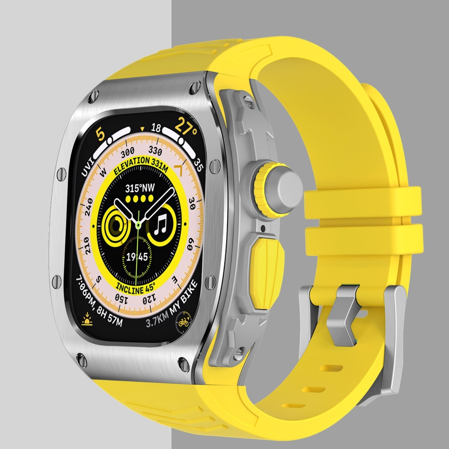 Stainless Steel Case Modification Kit for Apple Watch