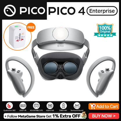 Pico 4 Enterprise Virtual Reality Headset commercial