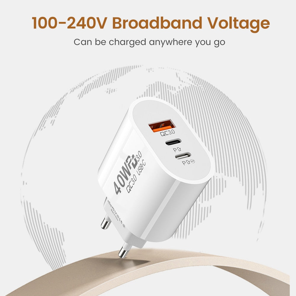 USB C Charger 60W Fast Charging Charger