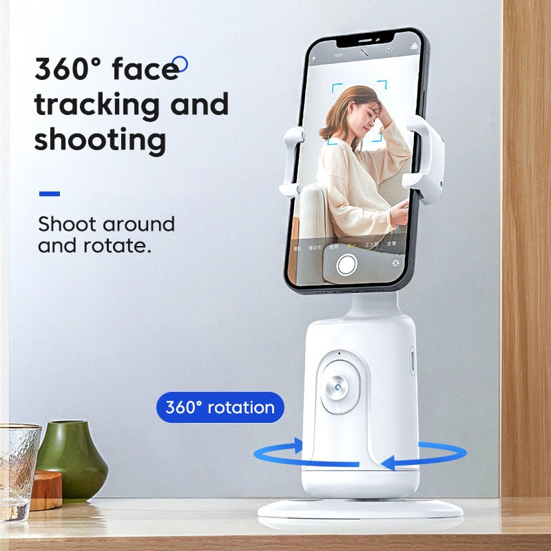 Auto Face Tracking Tripod 360°

#AI