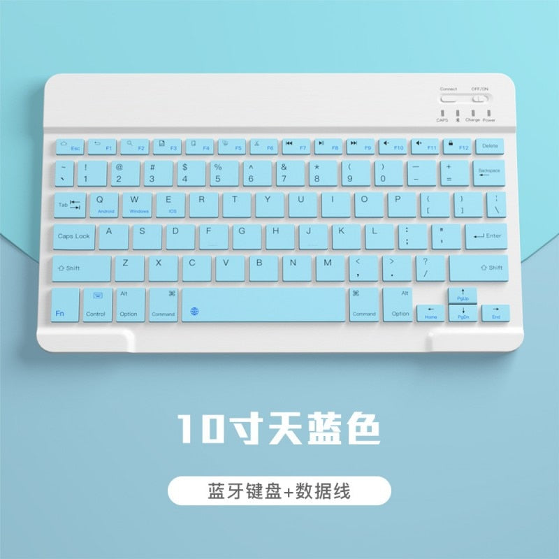 Für iPad Tastatur und Maus Combo, kabellose Bluetooth Tastatur Teclado für iPad Xiaomi Samsung Huawei Tablet Android IOS Windo