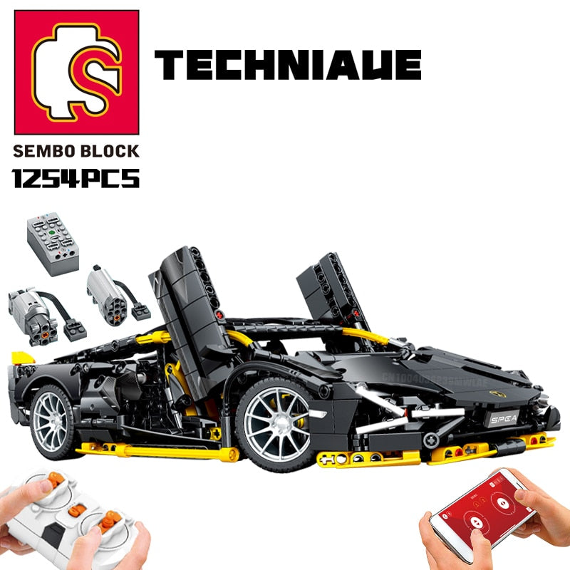 SEMBO BLOCK TECHNICAL RC Super Car